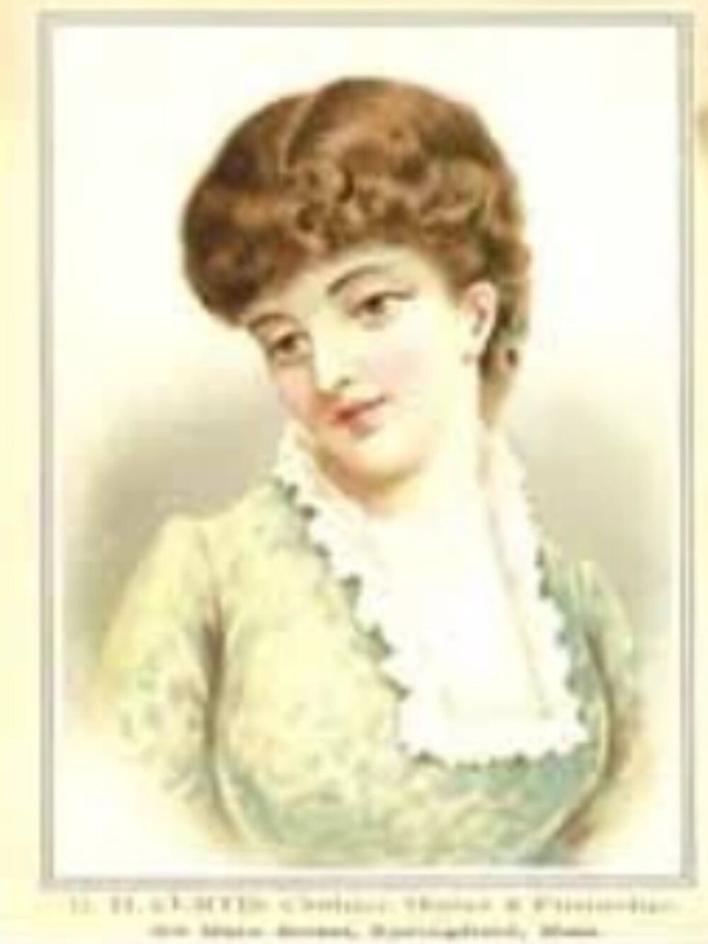 4 antique Victorian trade cards lady Curtis Clothier Hatter Springfield MA